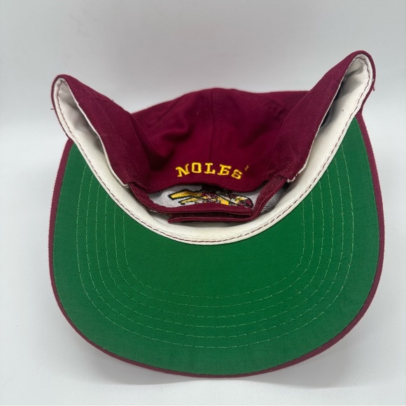 Florida State Seminoles Feather Logo Hat/Cap Red Sports Specialties One Size - Picture 2 of 6
